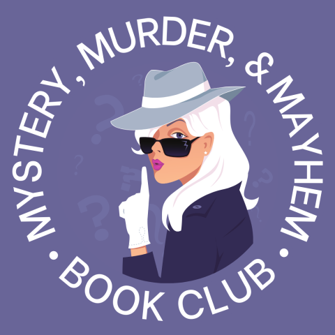 Murder, Mystery, & Mayhem Book Club Logo