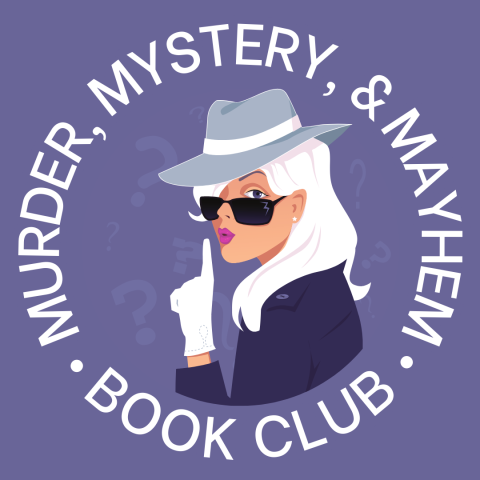 Murder, Mystery, & Mayhem - Book Club Logo