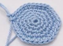 crochet a flat circle