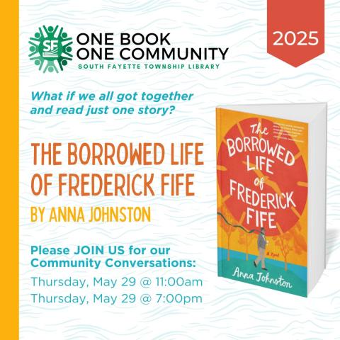 One Book, One Community Square Graphic