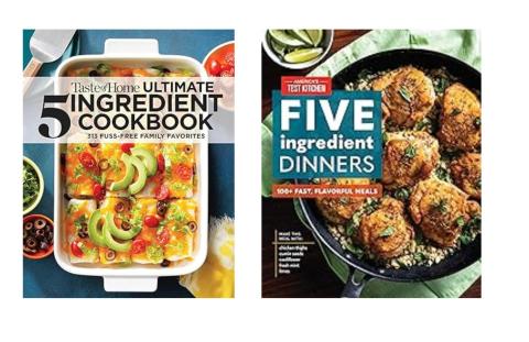 Picture of 5 ingredient meal cookbooks