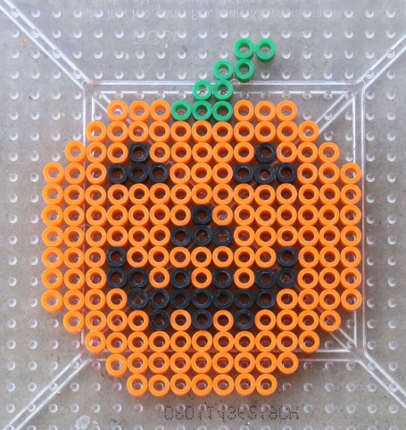 perler bead pumpkin