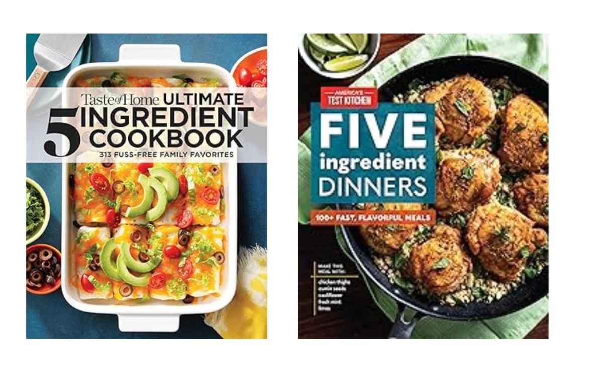 Picture of 5 ingredient meal cookbooks
